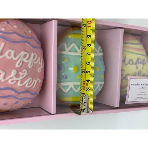 Cupcakes & Cashmere Happy Easter Ceramic Eggs - Picture 6 of 7
